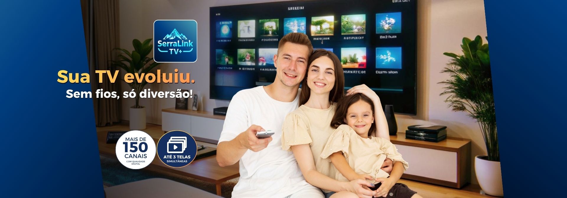 TV por Assinatura Digital SerraLink TV+